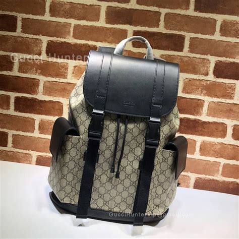 gucci gg supreme small backpack replica|Gucci supreme canvas backpack.